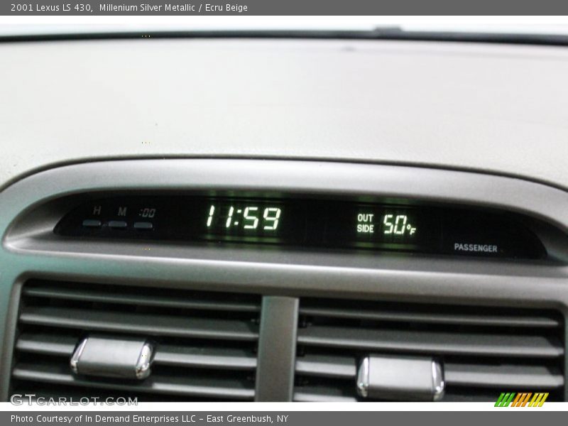 Millenium Silver Metallic / Ecru Beige 2001 Lexus LS 430