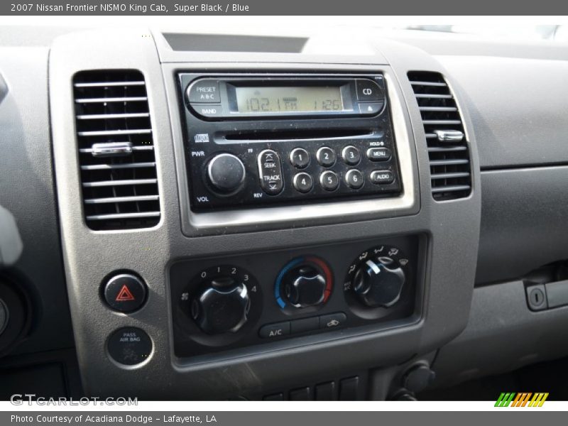 Super Black / Blue 2007 Nissan Frontier NISMO King Cab