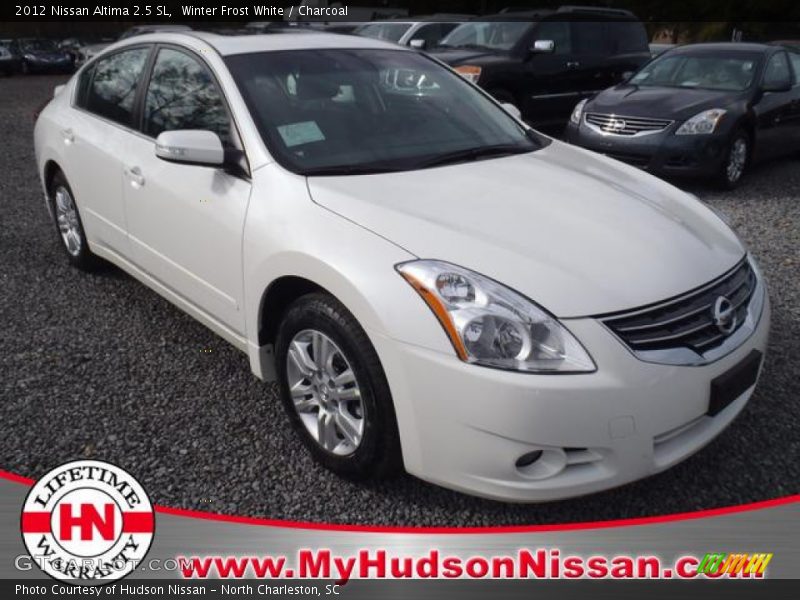 Winter Frost White / Charcoal 2012 Nissan Altima 2.5 SL