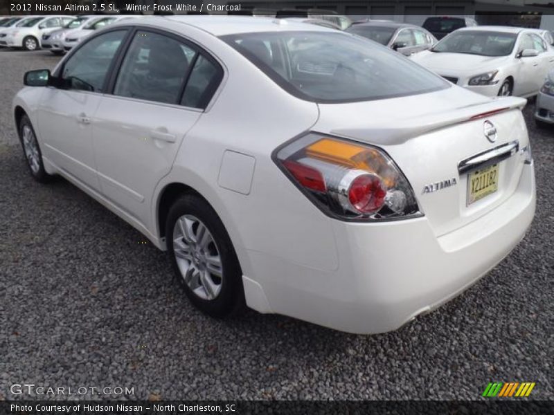 Winter Frost White / Charcoal 2012 Nissan Altima 2.5 SL