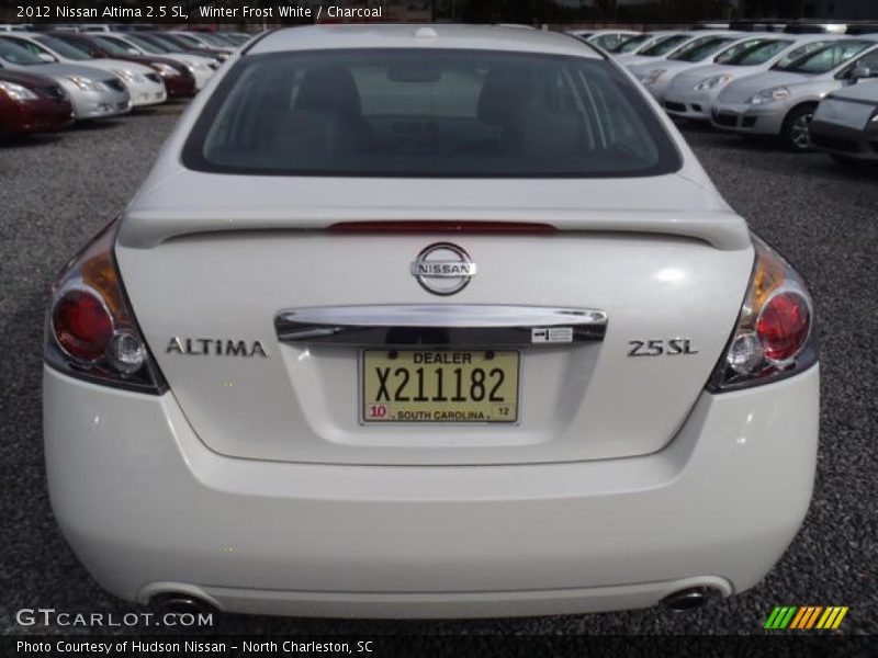 Winter Frost White / Charcoal 2012 Nissan Altima 2.5 SL