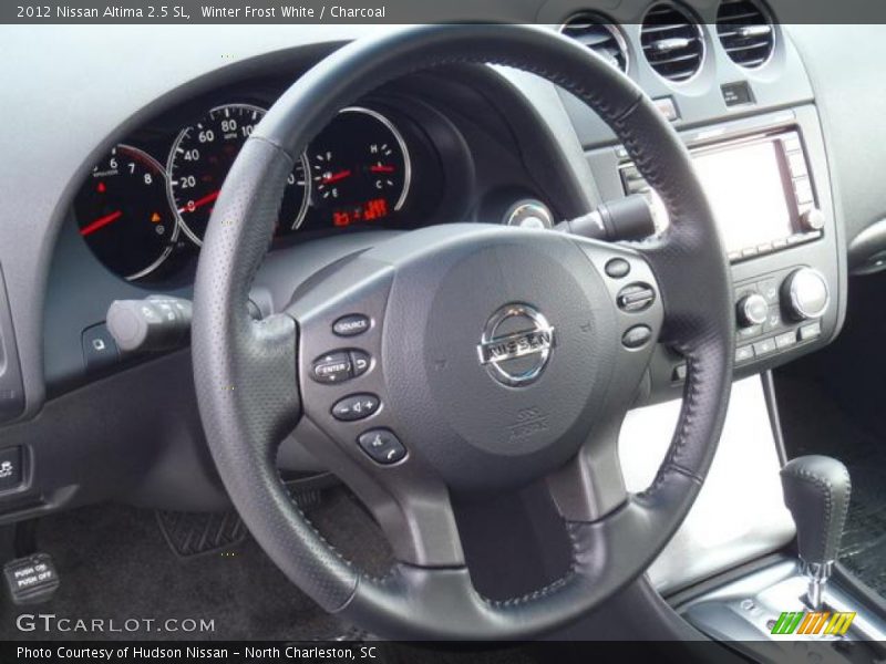 Winter Frost White / Charcoal 2012 Nissan Altima 2.5 SL