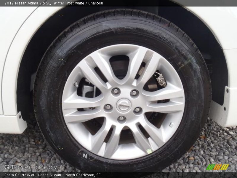 Winter Frost White / Charcoal 2012 Nissan Altima 2.5 SL