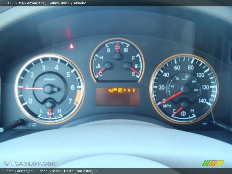 Galaxy Black / Almond 2012 Nissan Armada SL