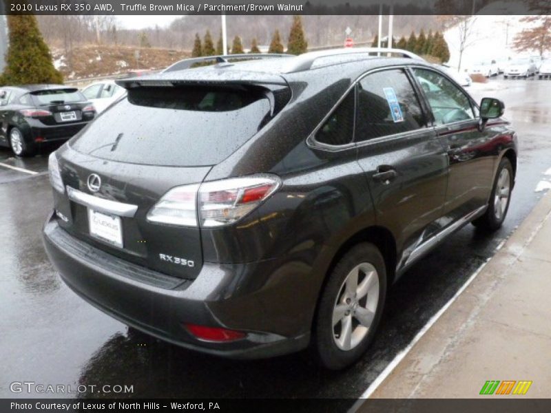 Truffle Brown Mica / Parchment/Brown Walnut 2010 Lexus RX 350 AWD