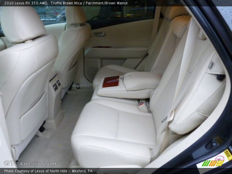 Truffle Brown Mica / Parchment/Brown Walnut 2010 Lexus RX 350 AWD