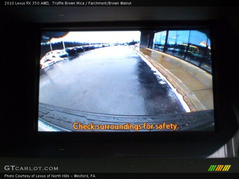 Truffle Brown Mica / Parchment/Brown Walnut 2010 Lexus RX 350 AWD