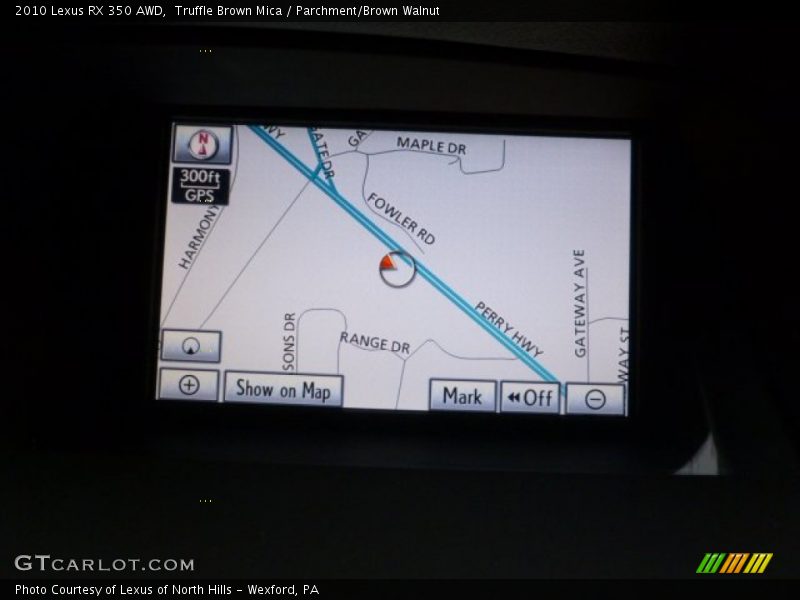 Truffle Brown Mica / Parchment/Brown Walnut 2010 Lexus RX 350 AWD