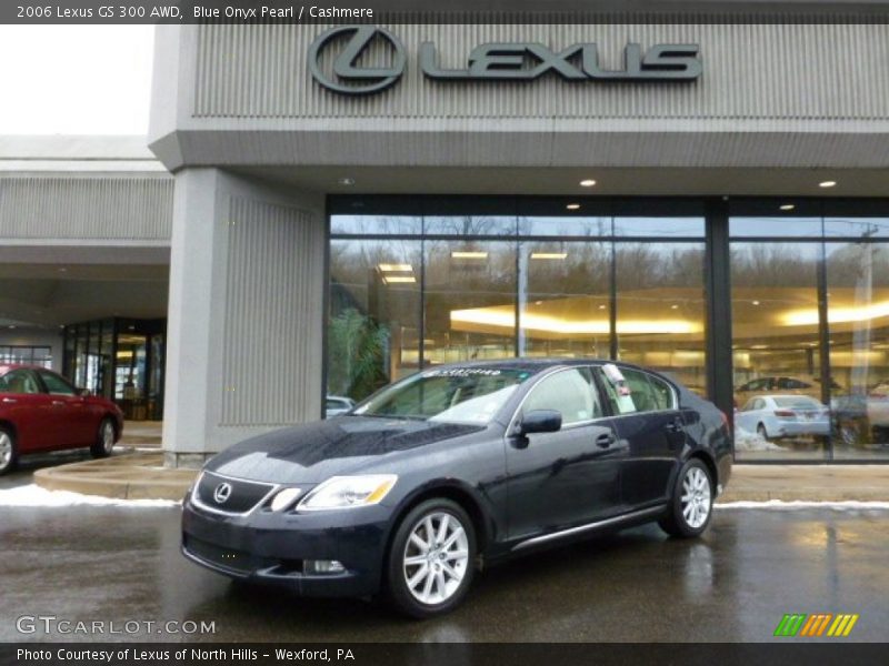 Blue Onyx Pearl / Cashmere 2006 Lexus GS 300 AWD