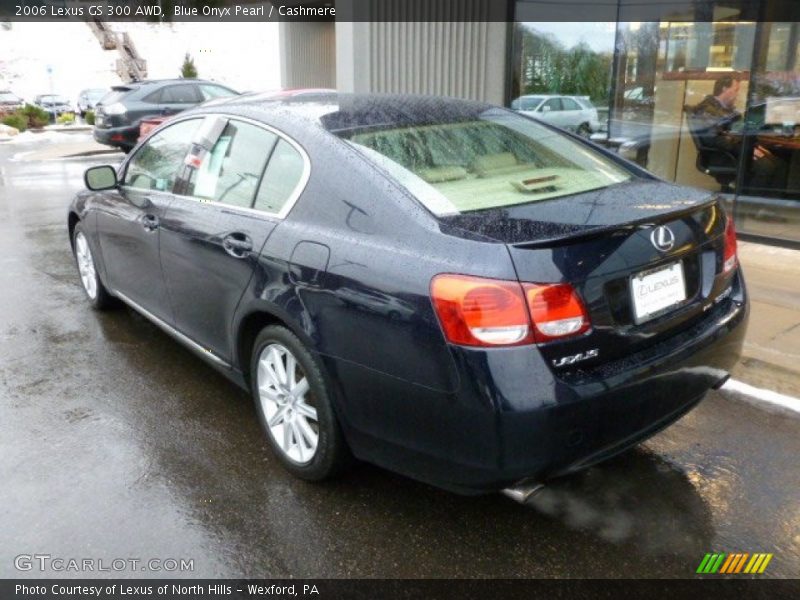 Blue Onyx Pearl / Cashmere 2006 Lexus GS 300 AWD