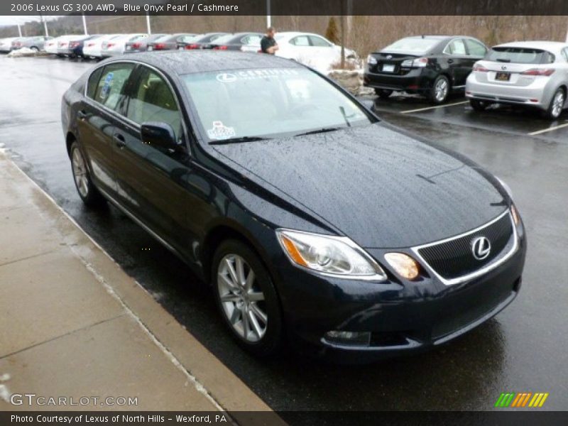 Blue Onyx Pearl / Cashmere 2006 Lexus GS 300 AWD