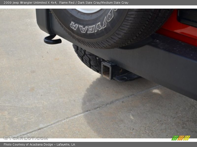 Flame Red / Dark Slate Gray/Medium Slate Gray 2009 Jeep Wrangler Unlimited X 4x4