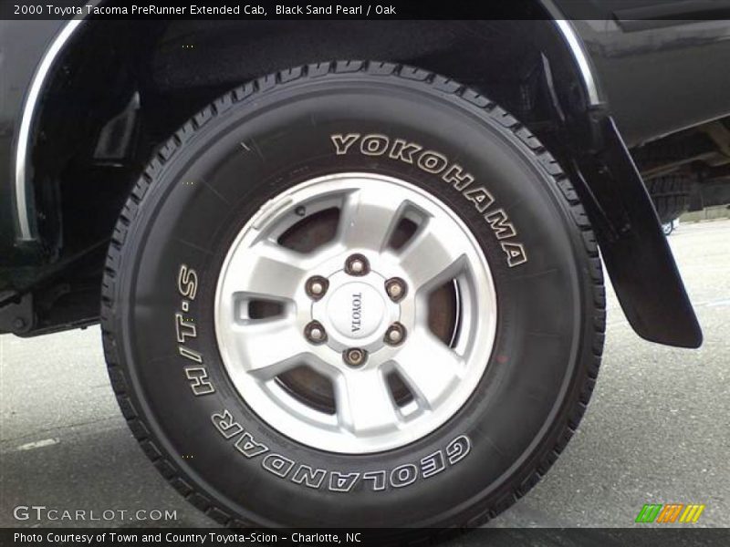 Black Sand Pearl / Oak 2000 Toyota Tacoma PreRunner Extended Cab