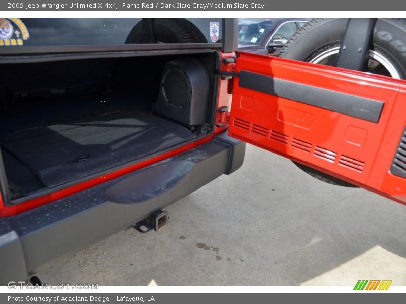 Flame Red / Dark Slate Gray/Medium Slate Gray 2009 Jeep Wrangler Unlimited X 4x4