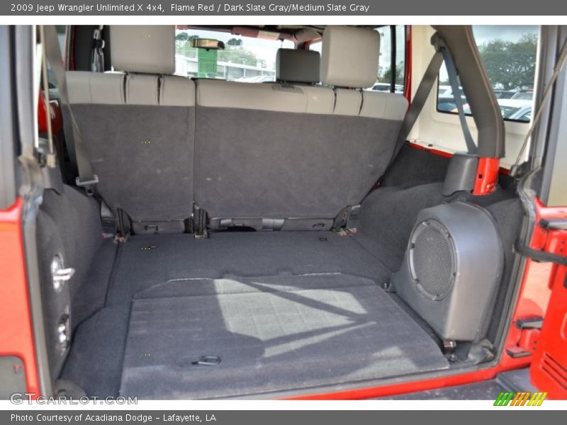 Flame Red / Dark Slate Gray/Medium Slate Gray 2009 Jeep Wrangler Unlimited X 4x4