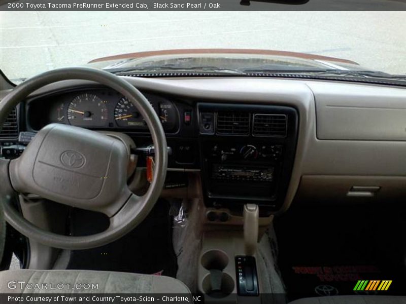 Black Sand Pearl / Oak 2000 Toyota Tacoma PreRunner Extended Cab