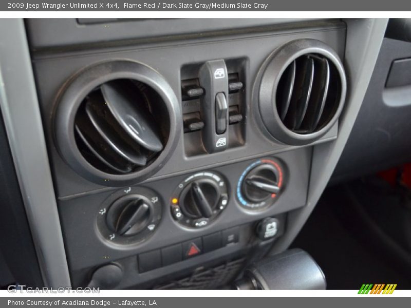 Flame Red / Dark Slate Gray/Medium Slate Gray 2009 Jeep Wrangler Unlimited X 4x4