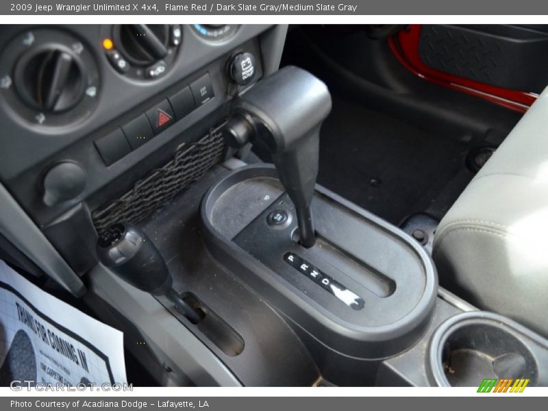 Flame Red / Dark Slate Gray/Medium Slate Gray 2009 Jeep Wrangler Unlimited X 4x4