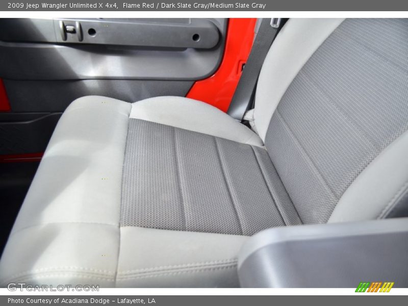 Flame Red / Dark Slate Gray/Medium Slate Gray 2009 Jeep Wrangler Unlimited X 4x4