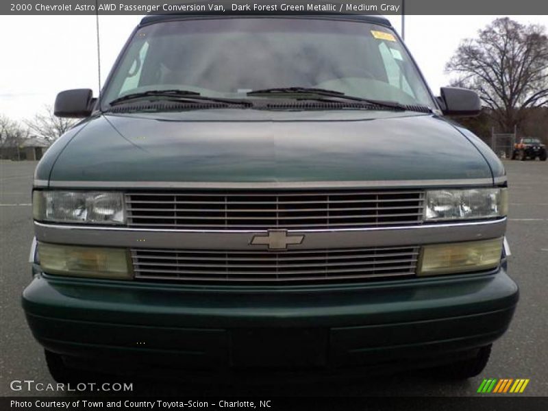 Dark Forest Green Metallic / Medium Gray 2000 Chevrolet Astro AWD Passenger Conversion Van