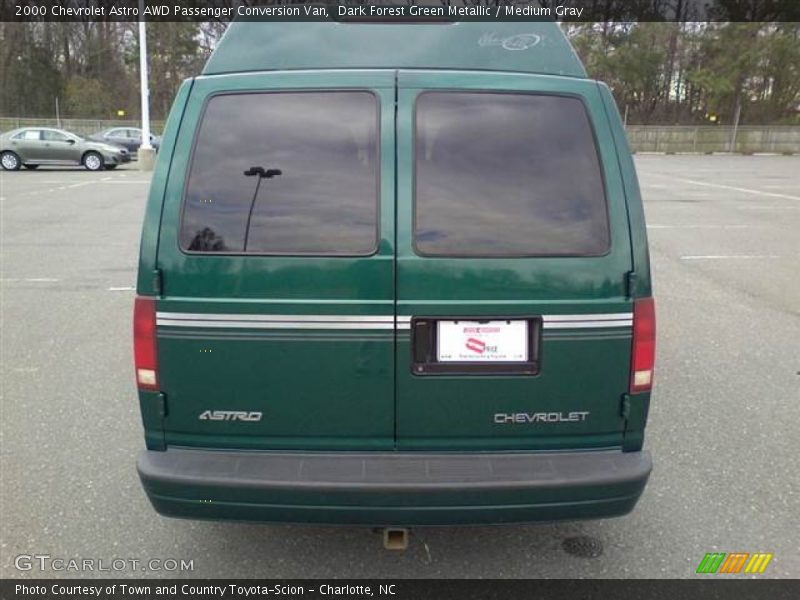 Dark Forest Green Metallic / Medium Gray 2000 Chevrolet Astro AWD Passenger Conversion Van