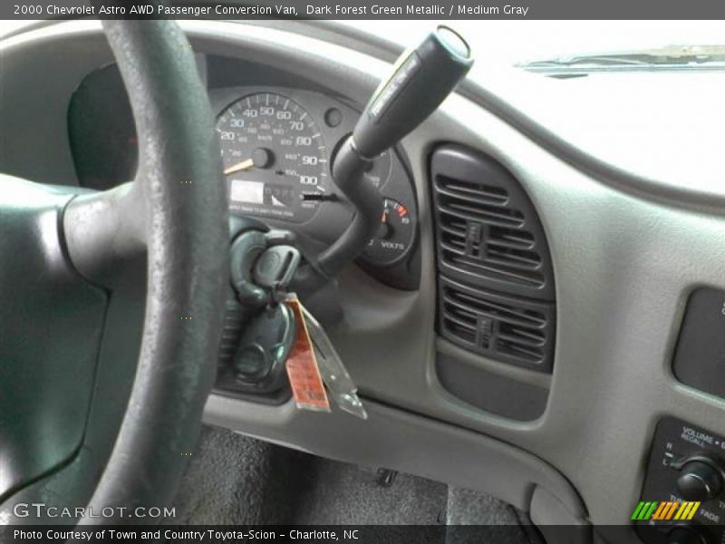 Dark Forest Green Metallic / Medium Gray 2000 Chevrolet Astro AWD Passenger Conversion Van