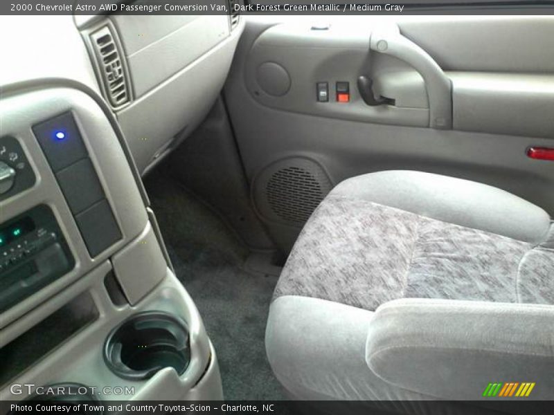 Dark Forest Green Metallic / Medium Gray 2000 Chevrolet Astro AWD Passenger Conversion Van