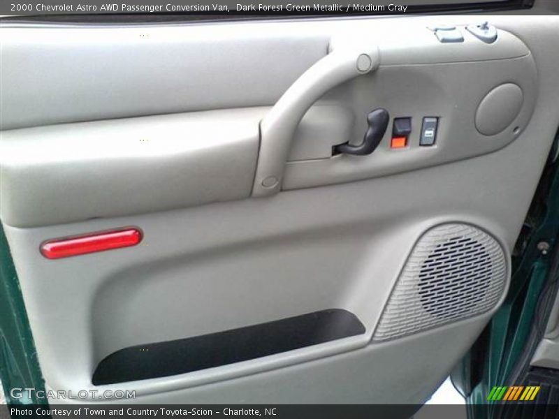 Dark Forest Green Metallic / Medium Gray 2000 Chevrolet Astro AWD Passenger Conversion Van