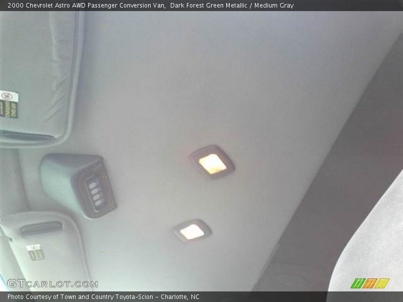 Dark Forest Green Metallic / Medium Gray 2000 Chevrolet Astro AWD Passenger Conversion Van