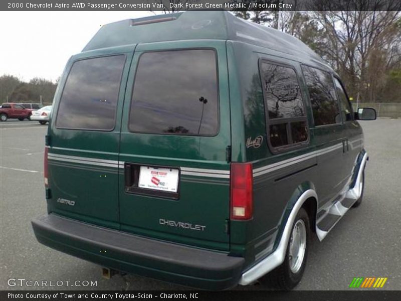 Dark Forest Green Metallic / Medium Gray 2000 Chevrolet Astro AWD Passenger Conversion Van