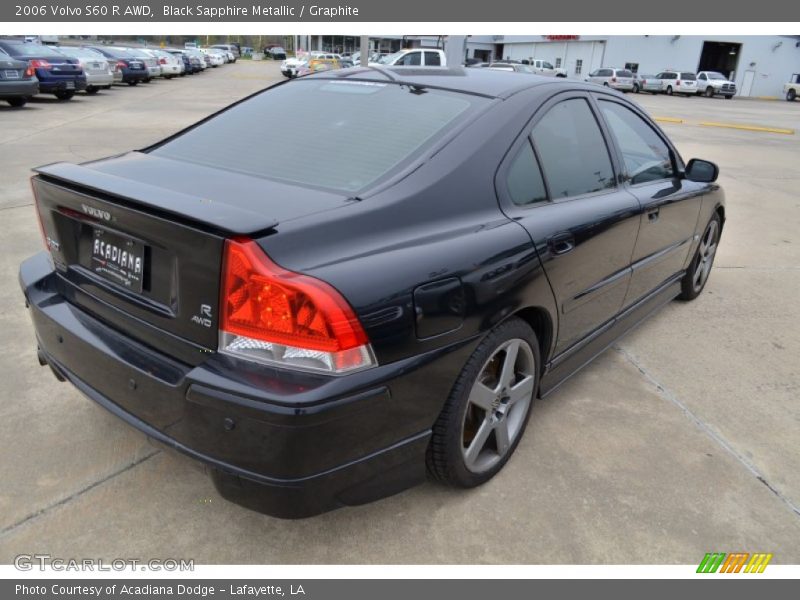 Black Sapphire Metallic / Graphite 2006 Volvo S60 R AWD