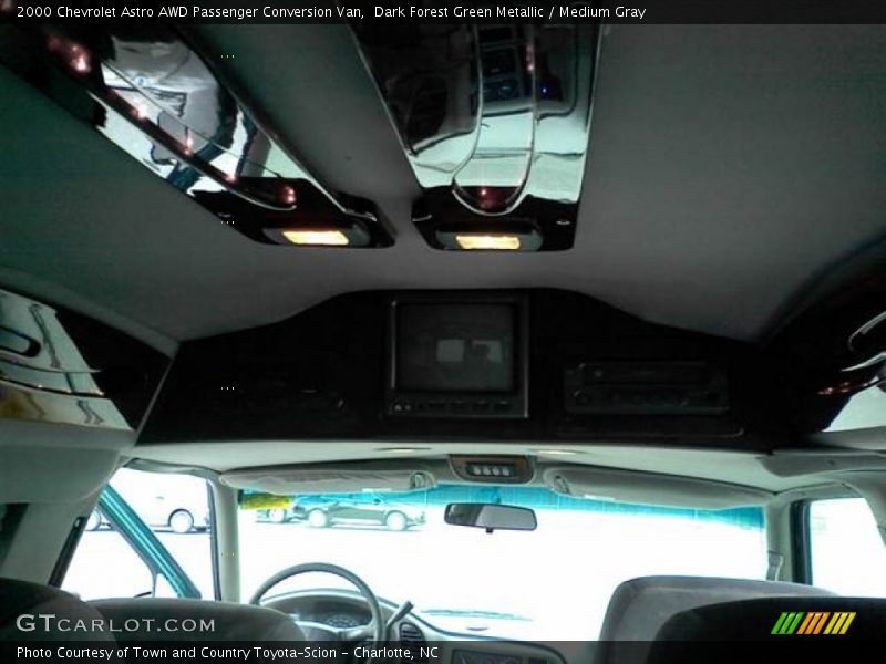 Dark Forest Green Metallic / Medium Gray 2000 Chevrolet Astro AWD Passenger Conversion Van
