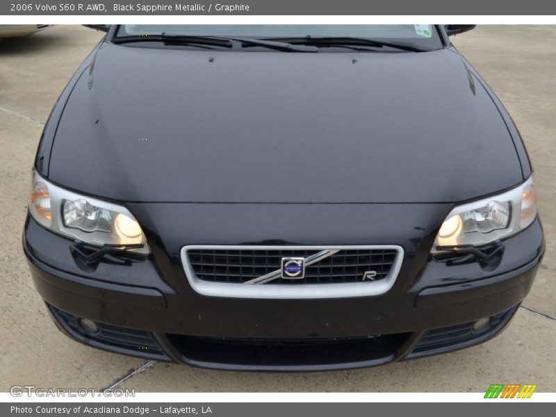 Black Sapphire Metallic / Graphite 2006 Volvo S60 R AWD