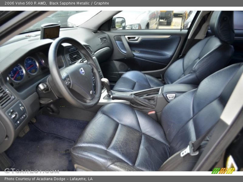  2006 S60 R AWD Graphite Interior