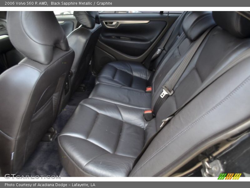  2006 S60 R AWD Graphite Interior