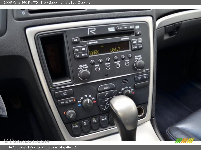 Controls of 2006 S60 R AWD