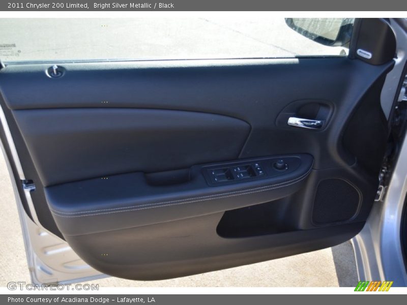 Bright Silver Metallic / Black 2011 Chrysler 200 Limited