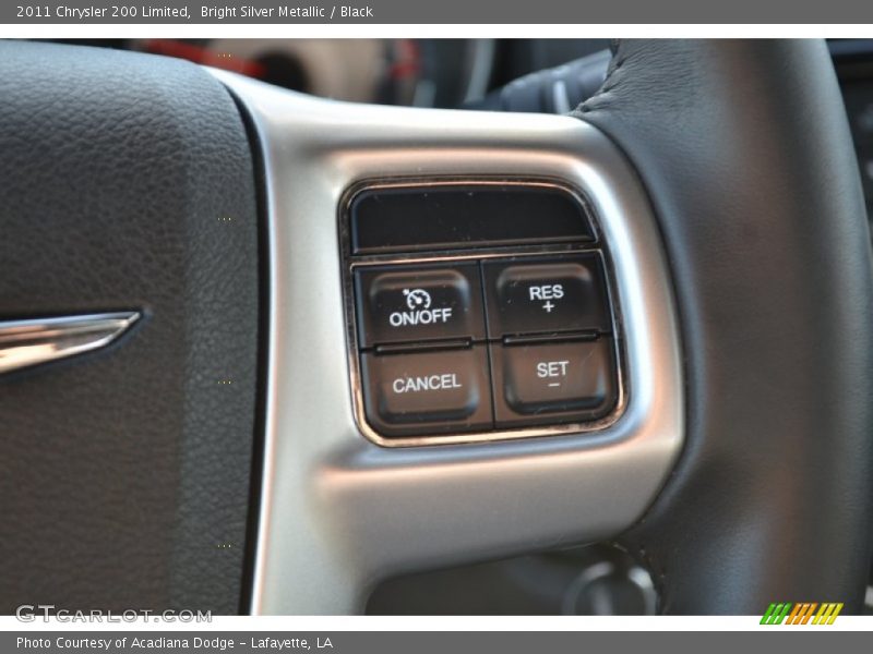 Bright Silver Metallic / Black 2011 Chrysler 200 Limited