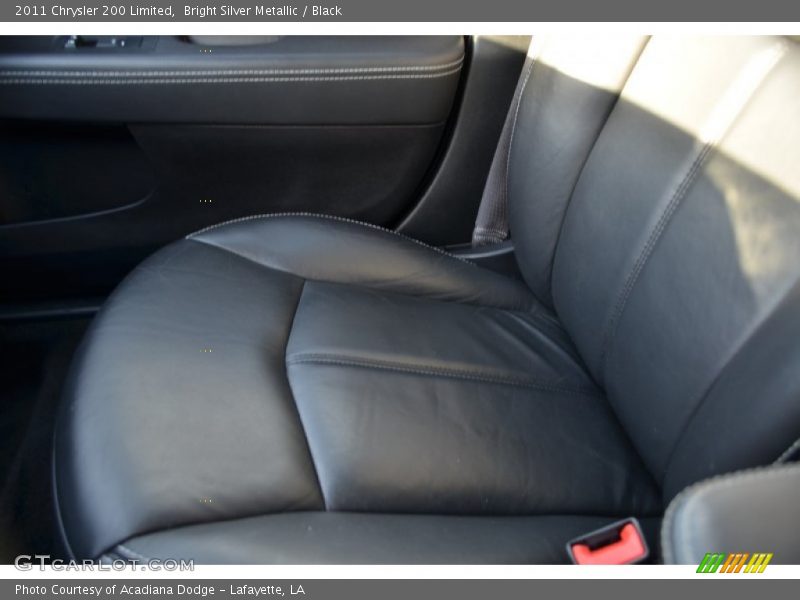 Bright Silver Metallic / Black 2011 Chrysler 200 Limited