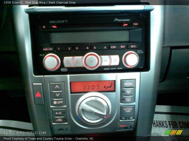 Flint Gray Mica / Dark Charcoal Gray 2008 Scion tC