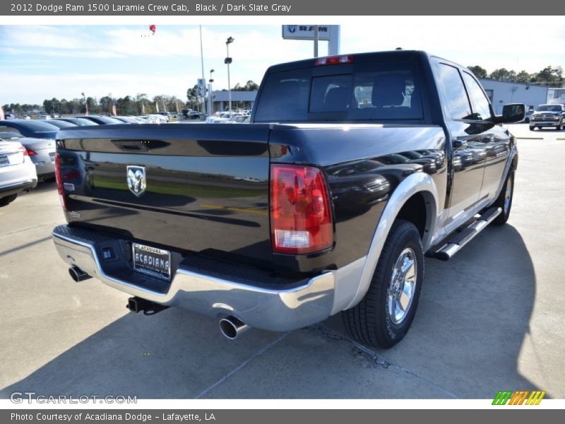 Black / Dark Slate Gray 2012 Dodge Ram 1500 Laramie Crew Cab