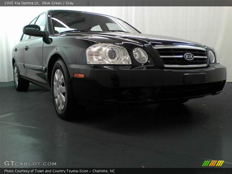 Olive Green / Gray 2005 Kia Optima LX