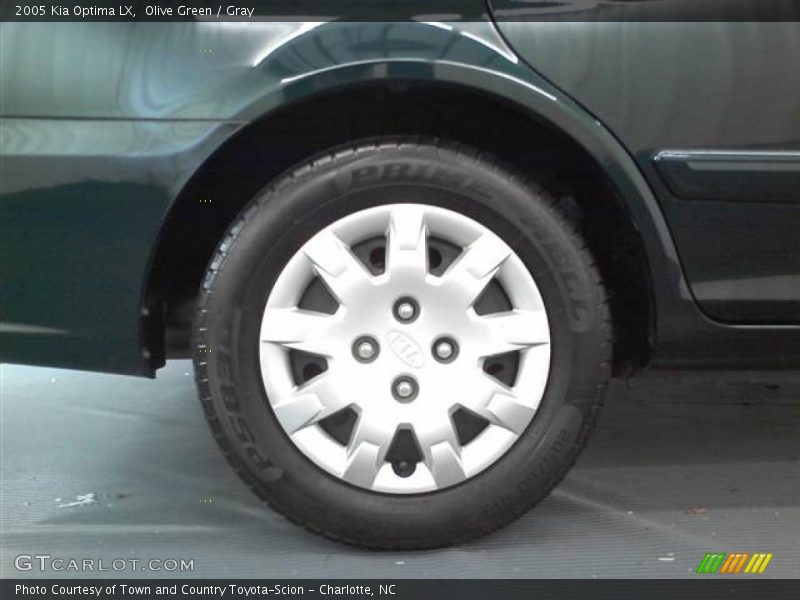 Olive Green / Gray 2005 Kia Optima LX