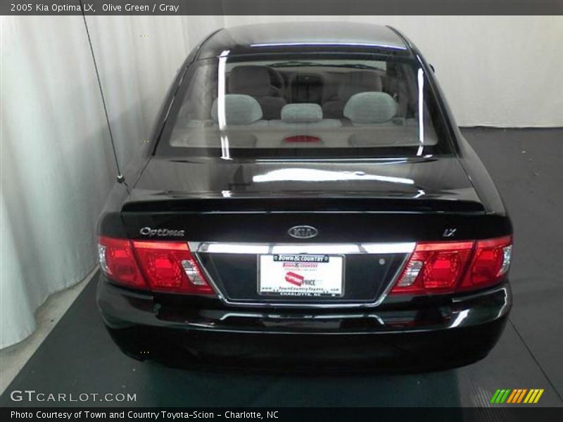Olive Green / Gray 2005 Kia Optima LX