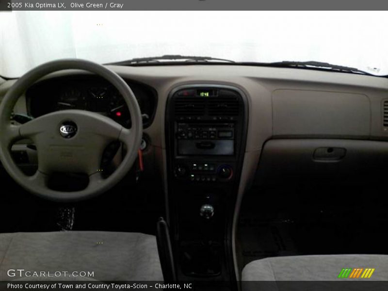 Olive Green / Gray 2005 Kia Optima LX