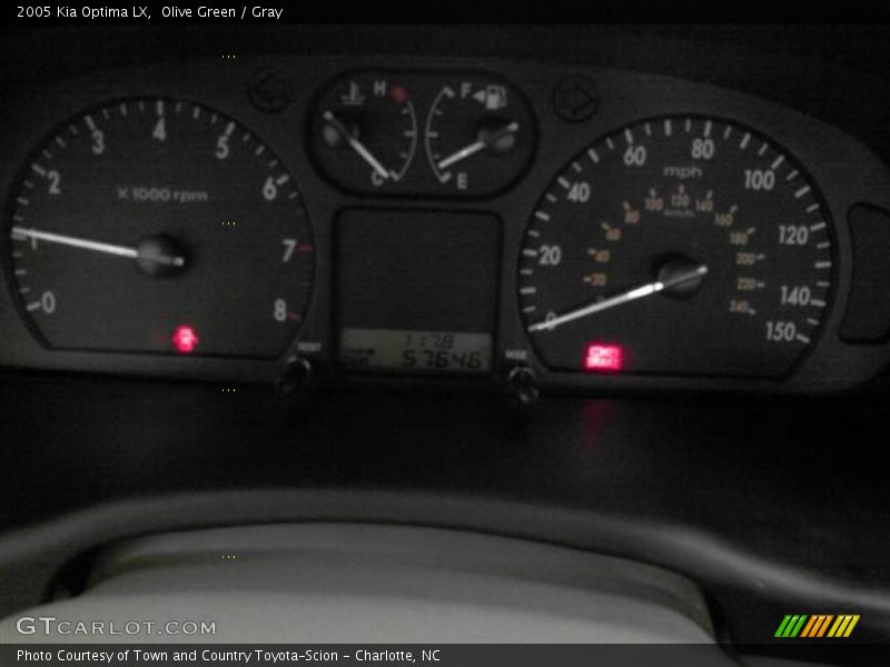 Olive Green / Gray 2005 Kia Optima LX