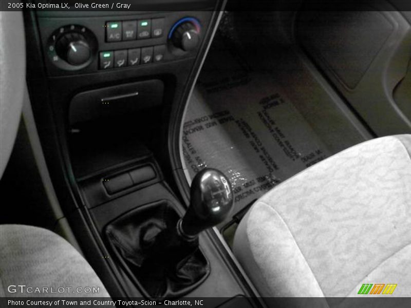 Olive Green / Gray 2005 Kia Optima LX