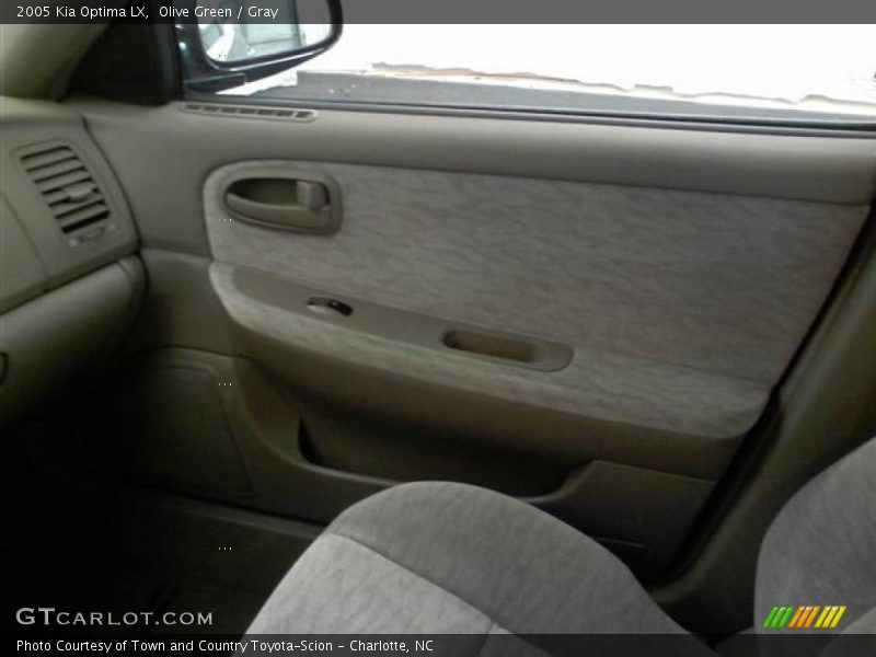 Olive Green / Gray 2005 Kia Optima LX