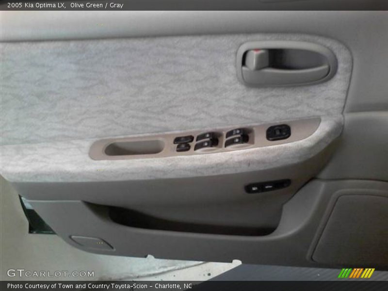 Olive Green / Gray 2005 Kia Optima LX