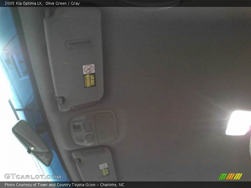 Olive Green / Gray 2005 Kia Optima LX